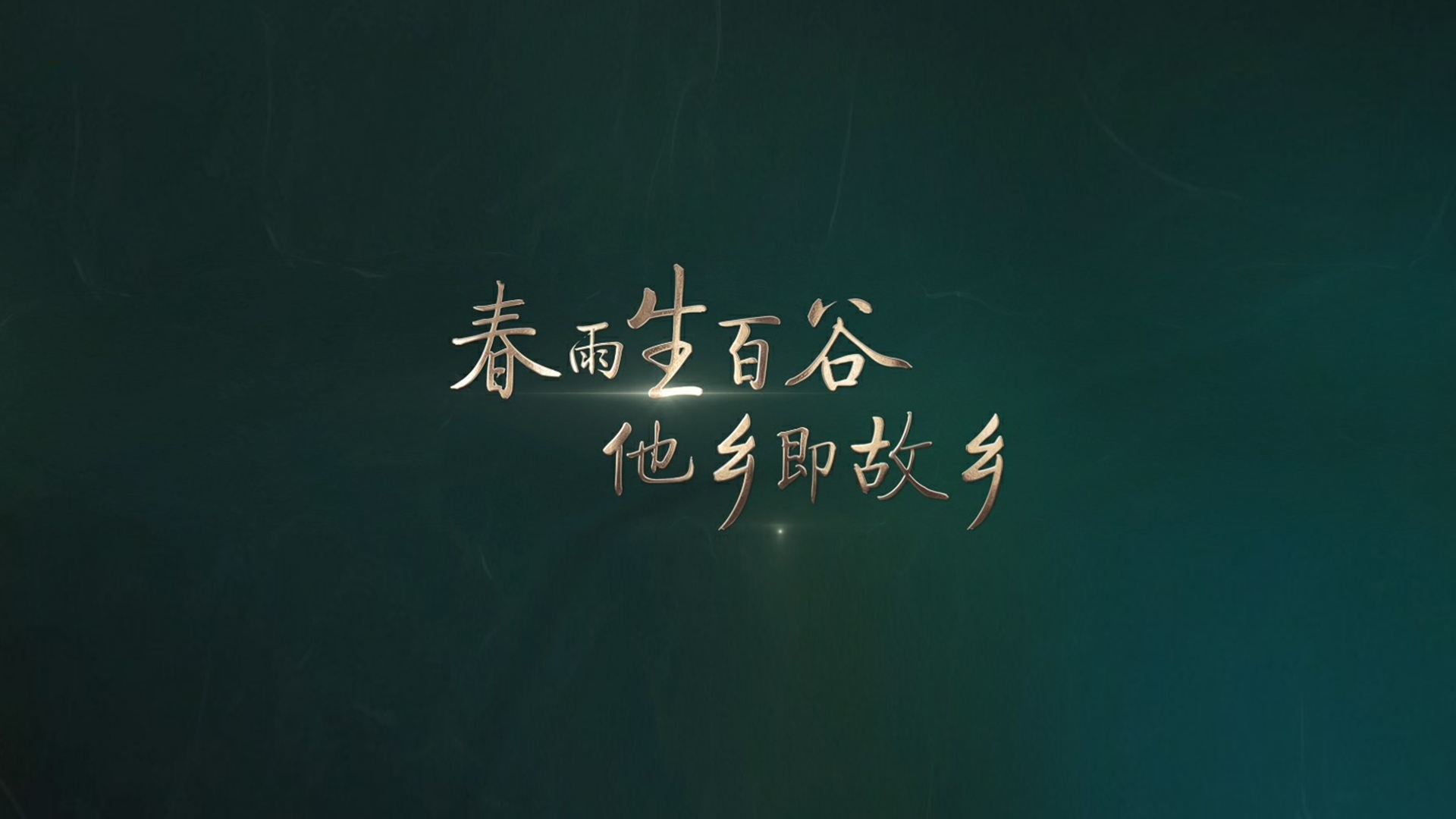 视频｜春雨生百谷 他乡即故乡